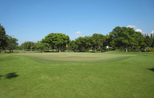 green, the royal golf country club, bangkok, thailand