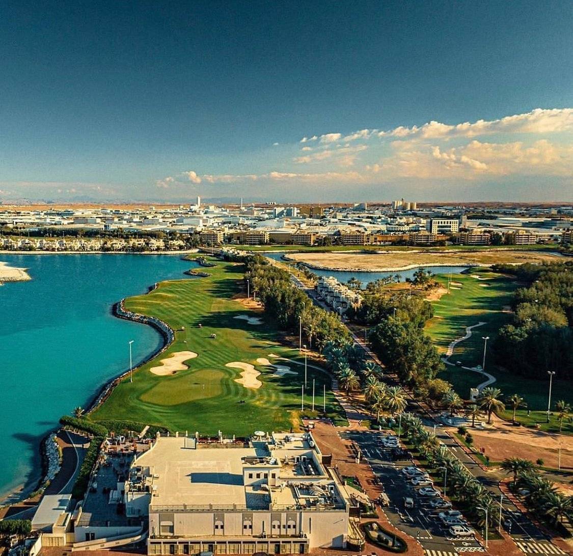 Aerial View, Al Hamra Golf Club (Ras Al-Khaimah), Dubai, United Arab Emirates