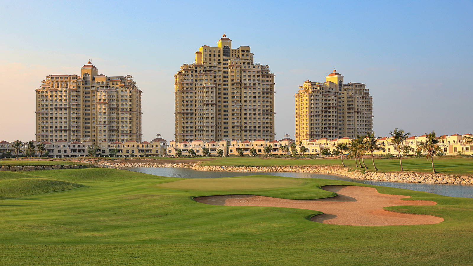 Green, Bunker, Al Hamra Golf Club (Ras Al-Khaimah), Dubai, United Arab Emirates