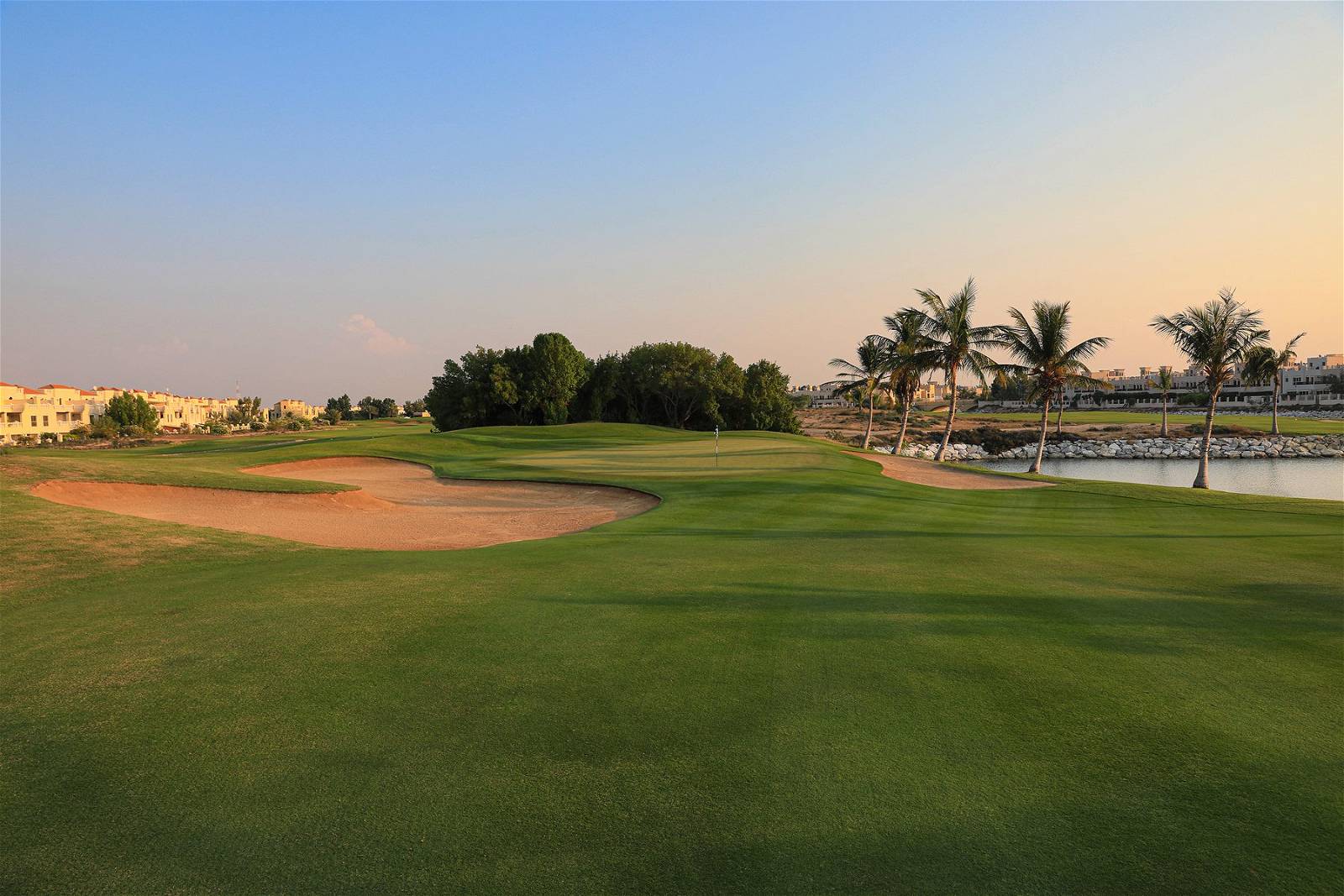 Green, Fairway, Bunker, Al Hamra Golf Club (Ras Al-Khaimah), Dubai, United Arab Emirates