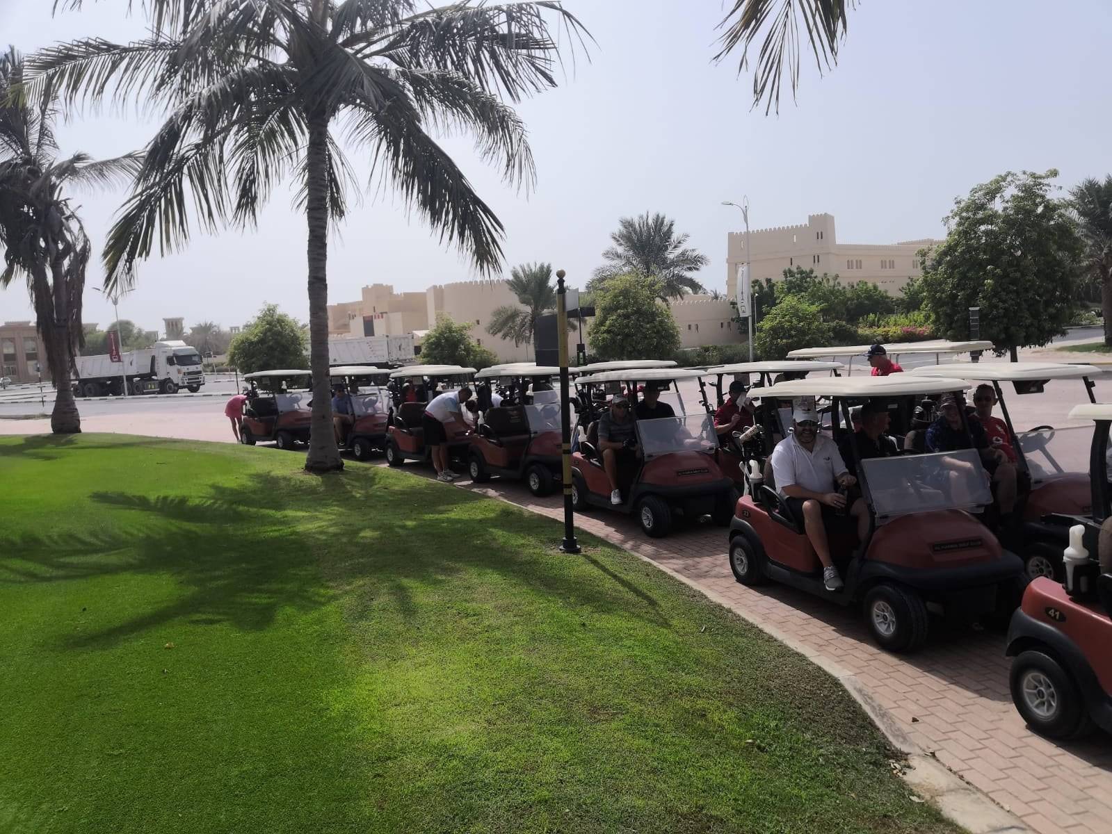 Cart, Al Hamra Golf Club (Ras Al-Khaimah), Dubai, United Arab Emirates