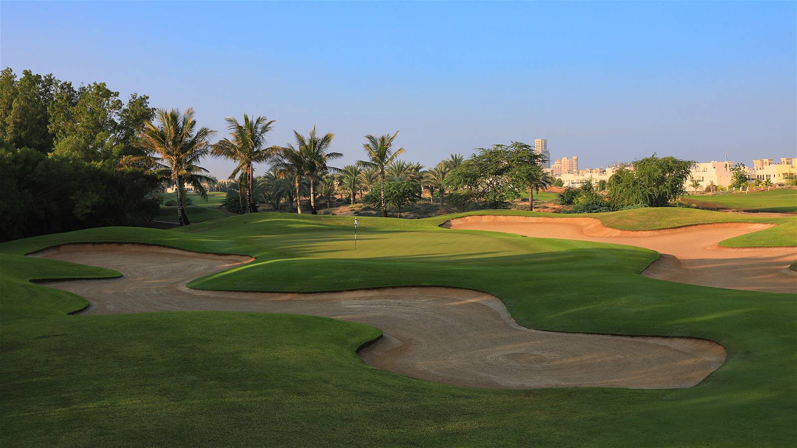 Green, Bunker, Al Hamra Golf Club (Ras Al-Khaimah), Dubai, United Arab Emirates
