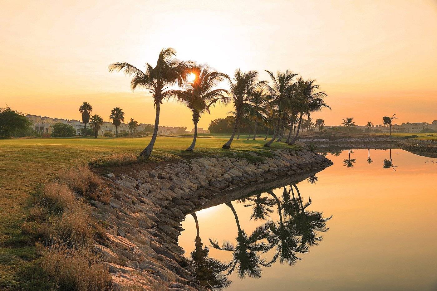 Fairway, Water Hazard, Al Hamra Golf Club (Ras Al-Khaimah), Dubai, United Arab Emirates