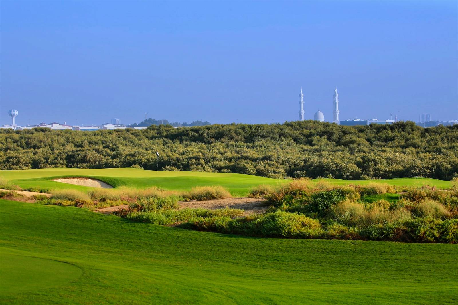 Approach, Al Zorah Golf Club, Dubai, United Arab Emirates
