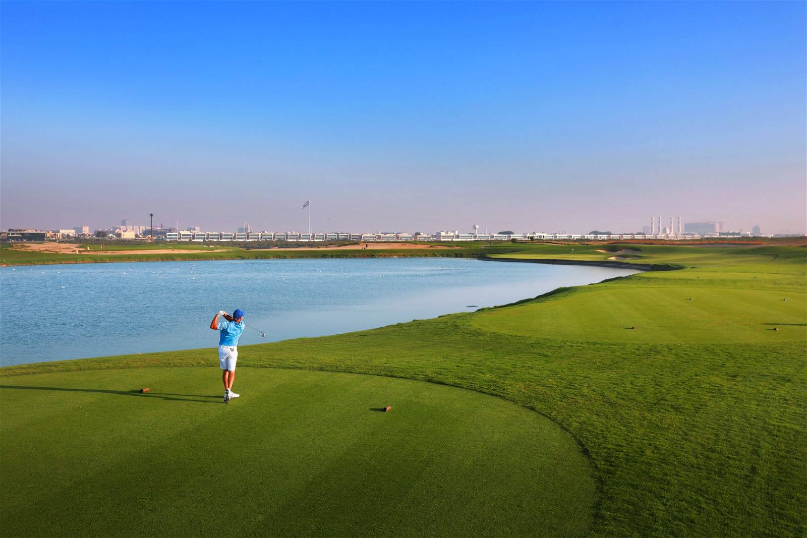 Tee Box, Al Zorah Golf Club, Dubai, United Arab Emirates