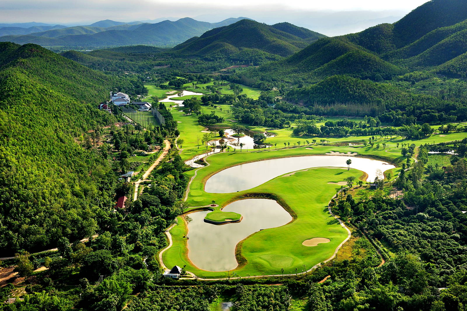 Aerial View, Alpine Golf Resort Chiang Mai, Chiang Mai, Thailand