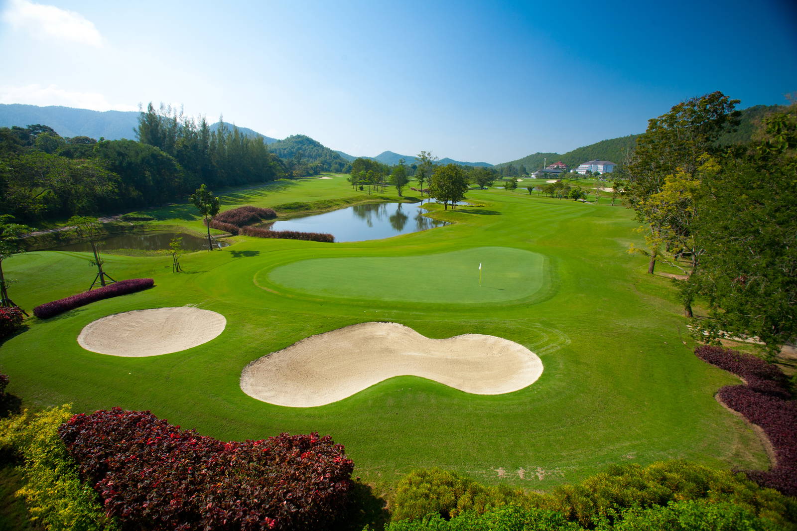Green, Bunker, Alpine Golf Resort Chiang Mai, Chiang Mai, Thailand