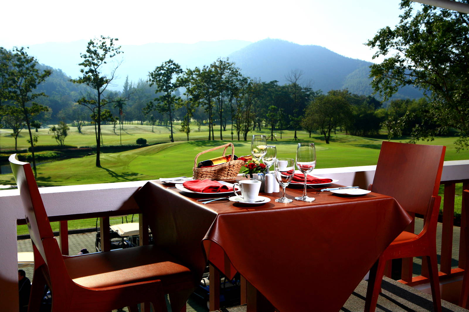 Terrace, Alpine Golf Resort Chiang Mai, Chiang Mai, Thailand