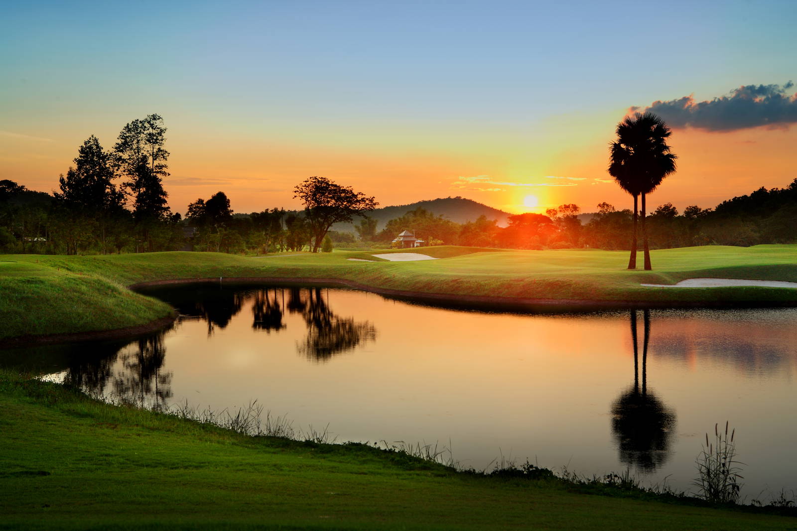 Water Hazard, Alpine Golf Resort Chiang Mai, Chiang Mai, Thailand