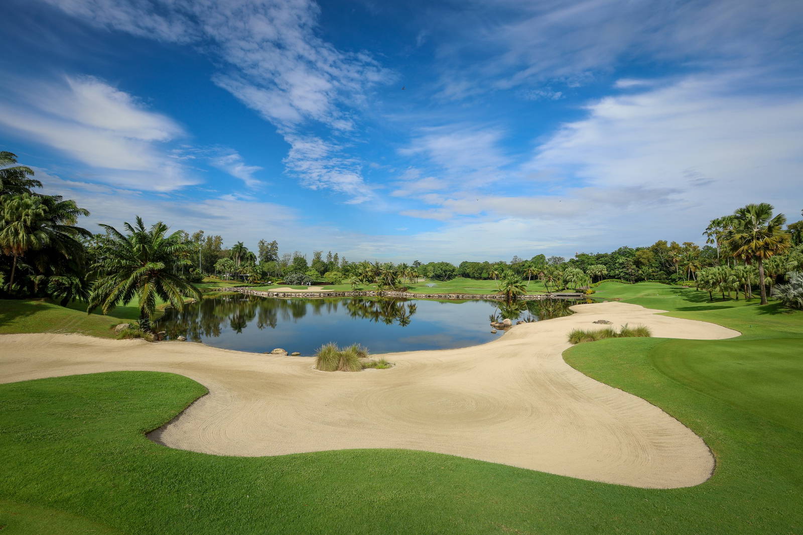 Fairway Bunker, Alpine Golf Club, Bangkok, Thailand