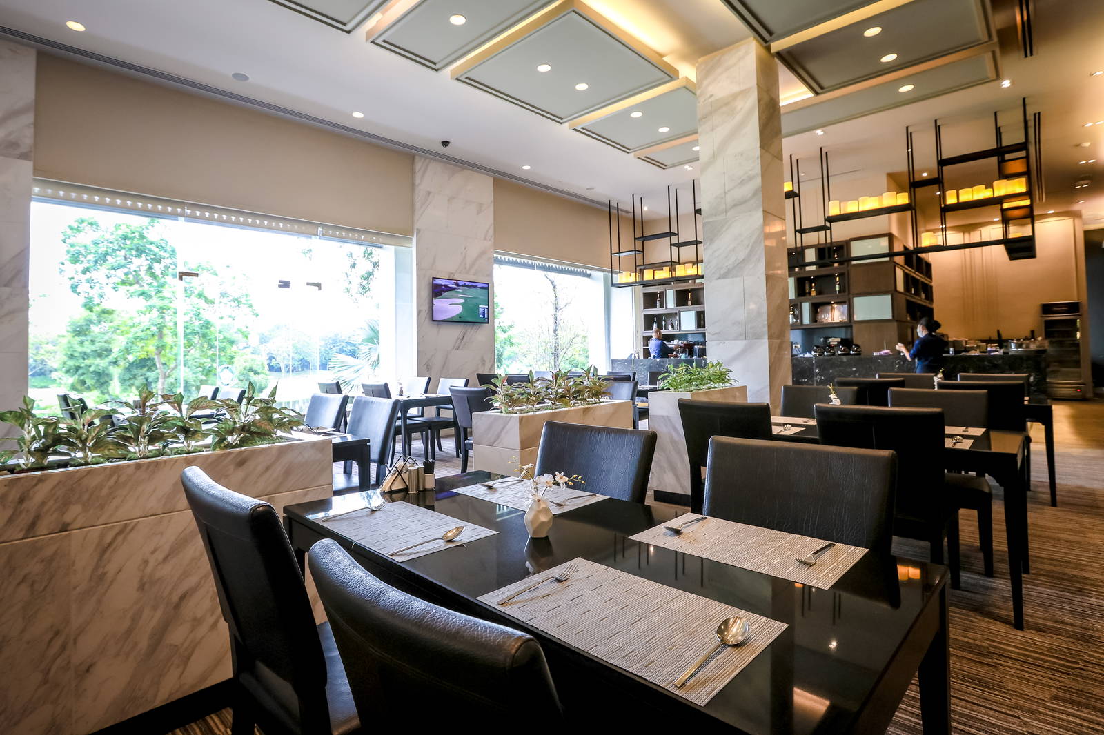 Restaurant, Alpine Golf Club, Bangkok, Thailand