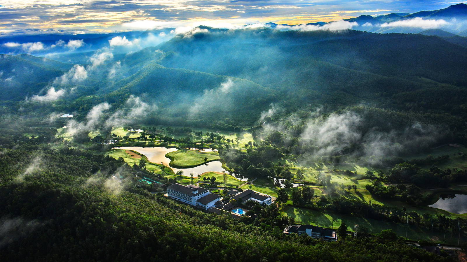Aerial View, Alpine Golf Resort Chiang Mai, Chiang Mai, Thailand
