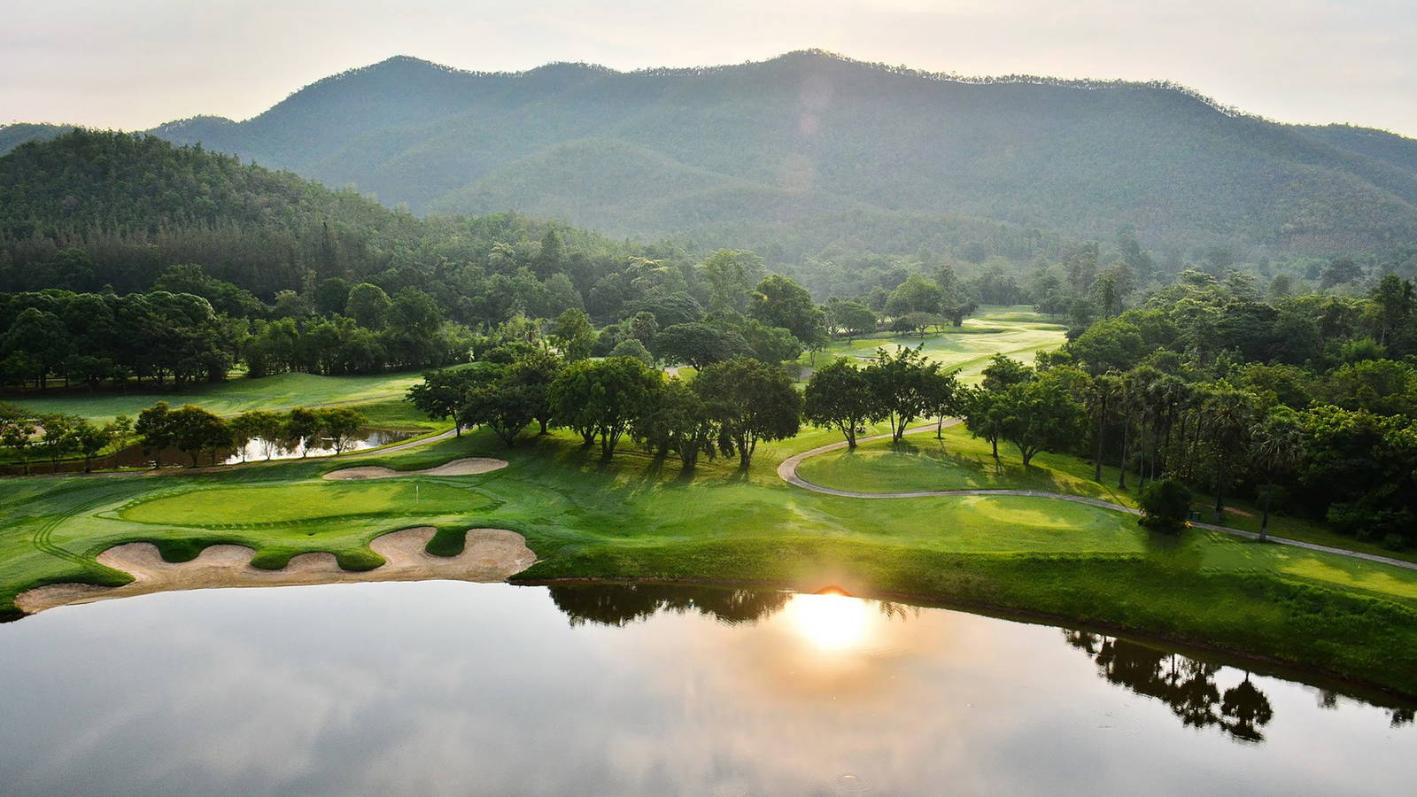 Aerial View, Alpine Golf Resort Chiang Mai, Chiang Mai, Thailand