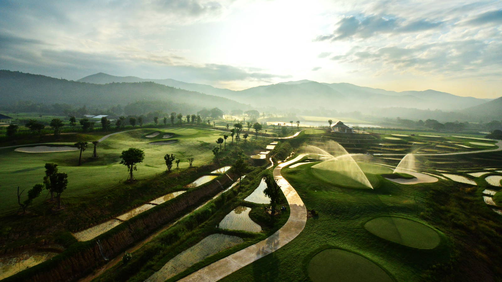 Aerial View, Alpine Golf Resort Chiang Mai, Chiang Mai, Thailand