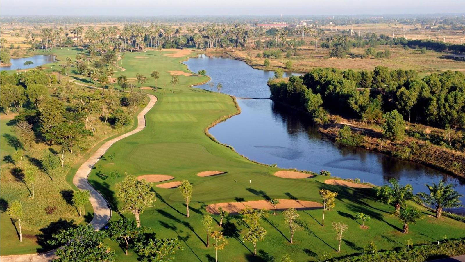 Aerial View, Angkor Golf Resort, Siem Reap, Cambodia