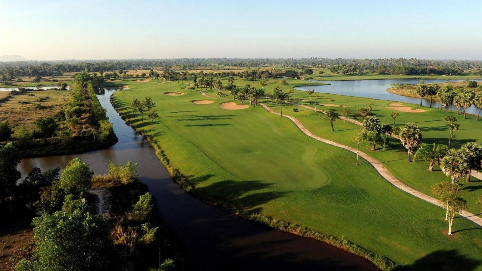 Fairway, Aerial View, Angkor Golf Resort, Siem Reap, Cambodia