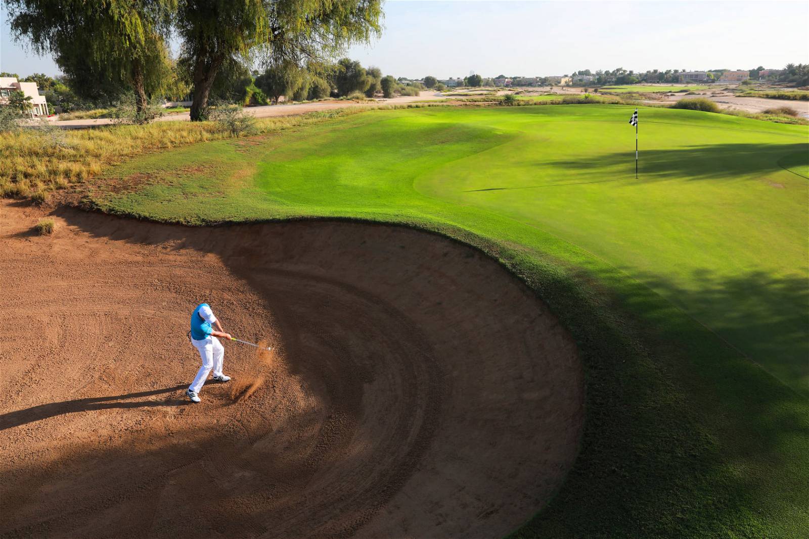 Greenside Bunker, Arabian Ranches Golf Course, Dubai, United Arab Emirates