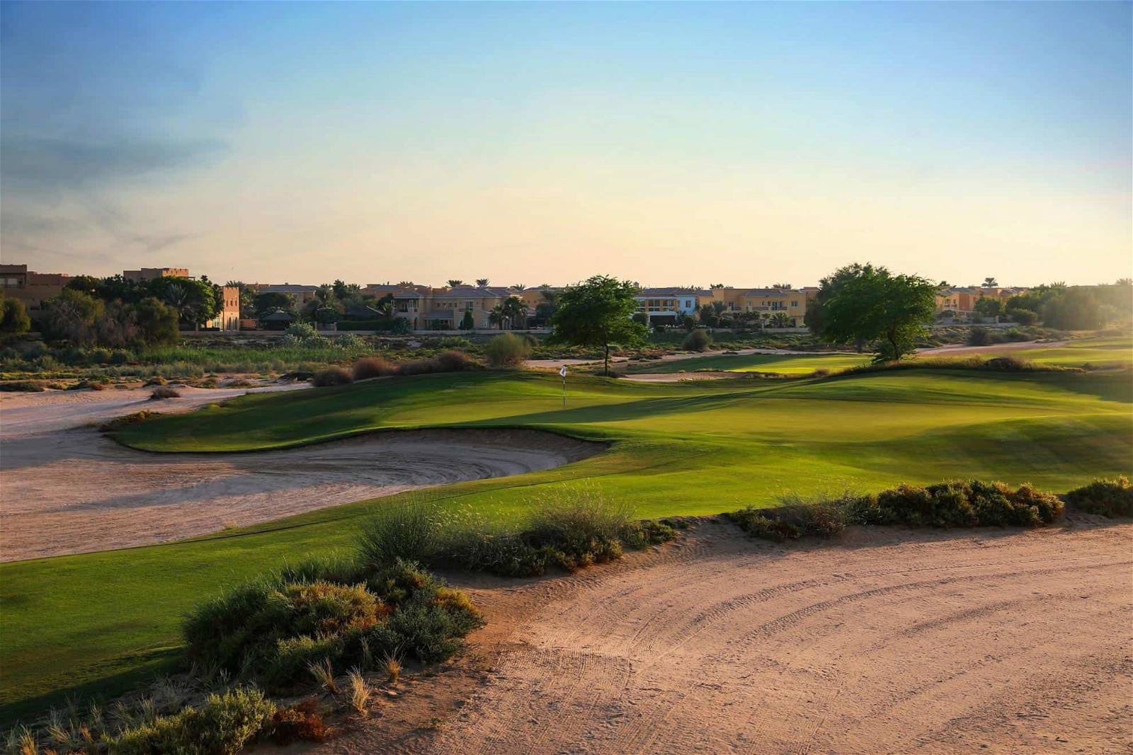 Green, Bunker, Arabian Ranches Golf Course, Dubai, United Arab Emirates