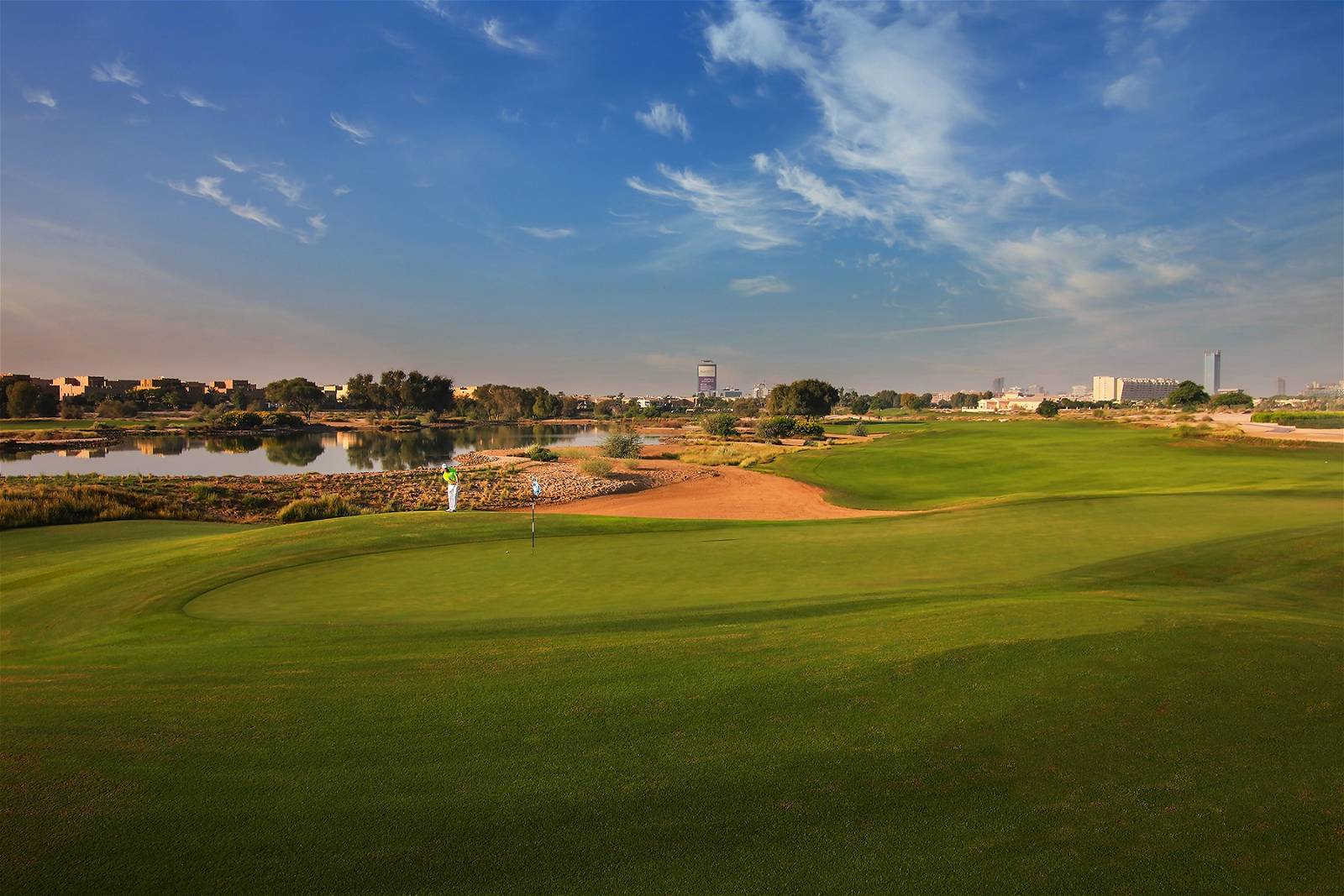 Green, Arabian Ranches Golf Course, Dubai, United Arab Emirates