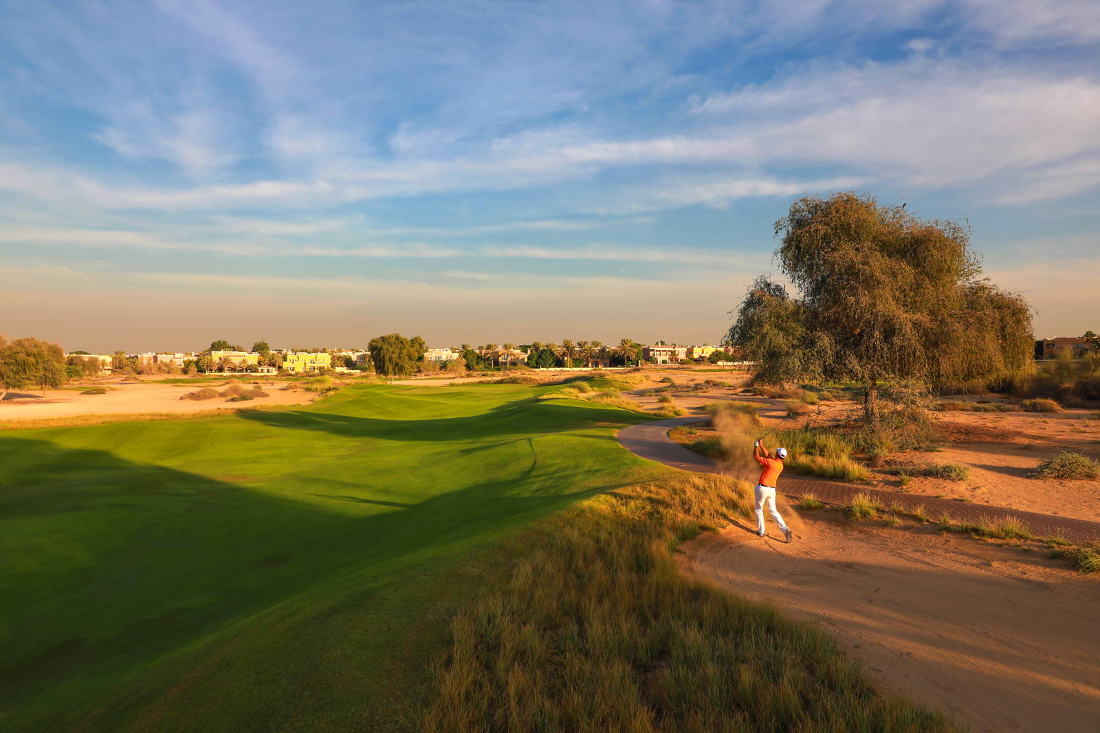 Bunker, Fairway, Arabian Ranches Golf Club, Dubai, United Arab Emirates