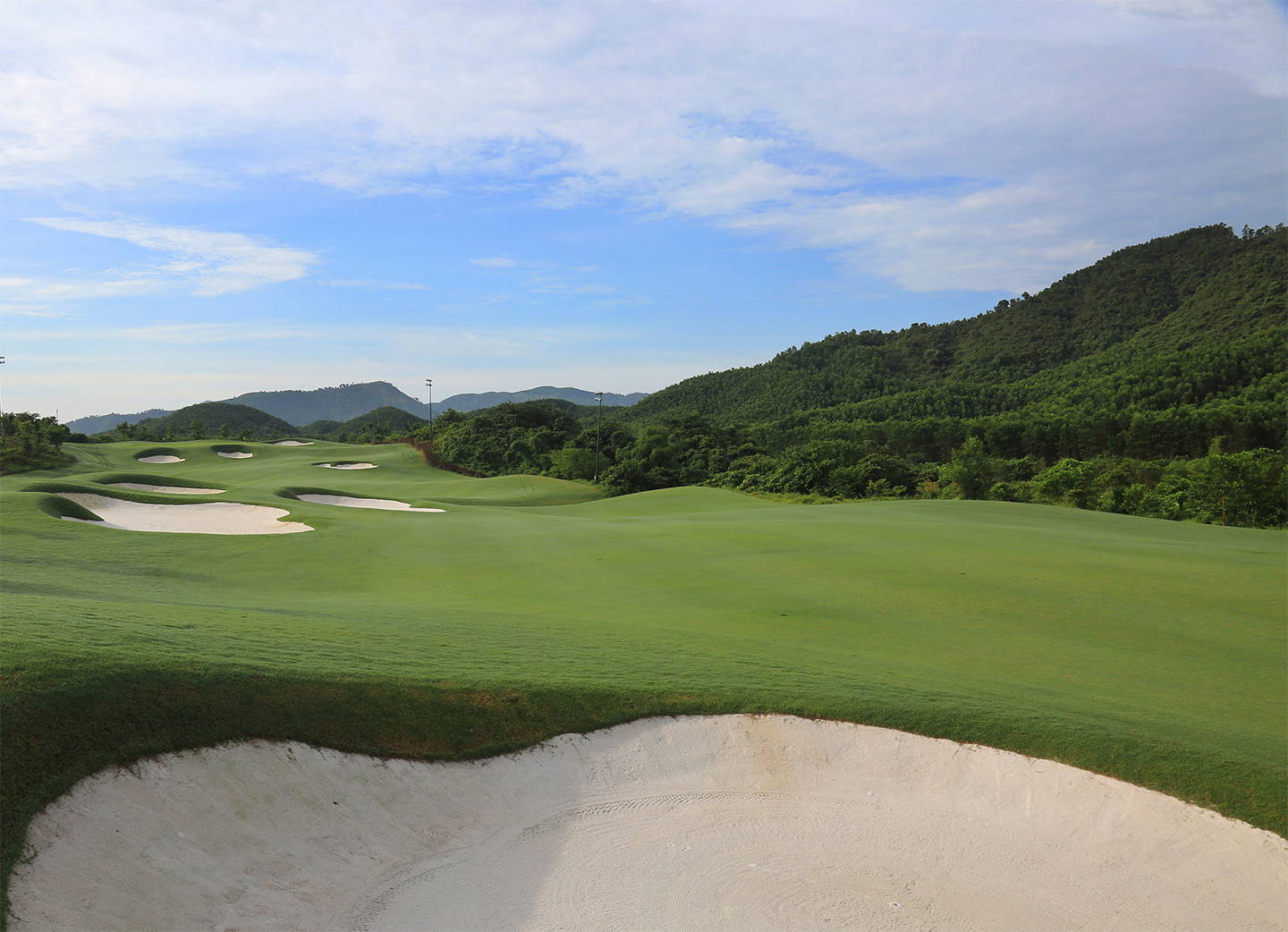 Fairway, Bunker, Ba Na Hills Golf Club, Da Nang, Vietnam