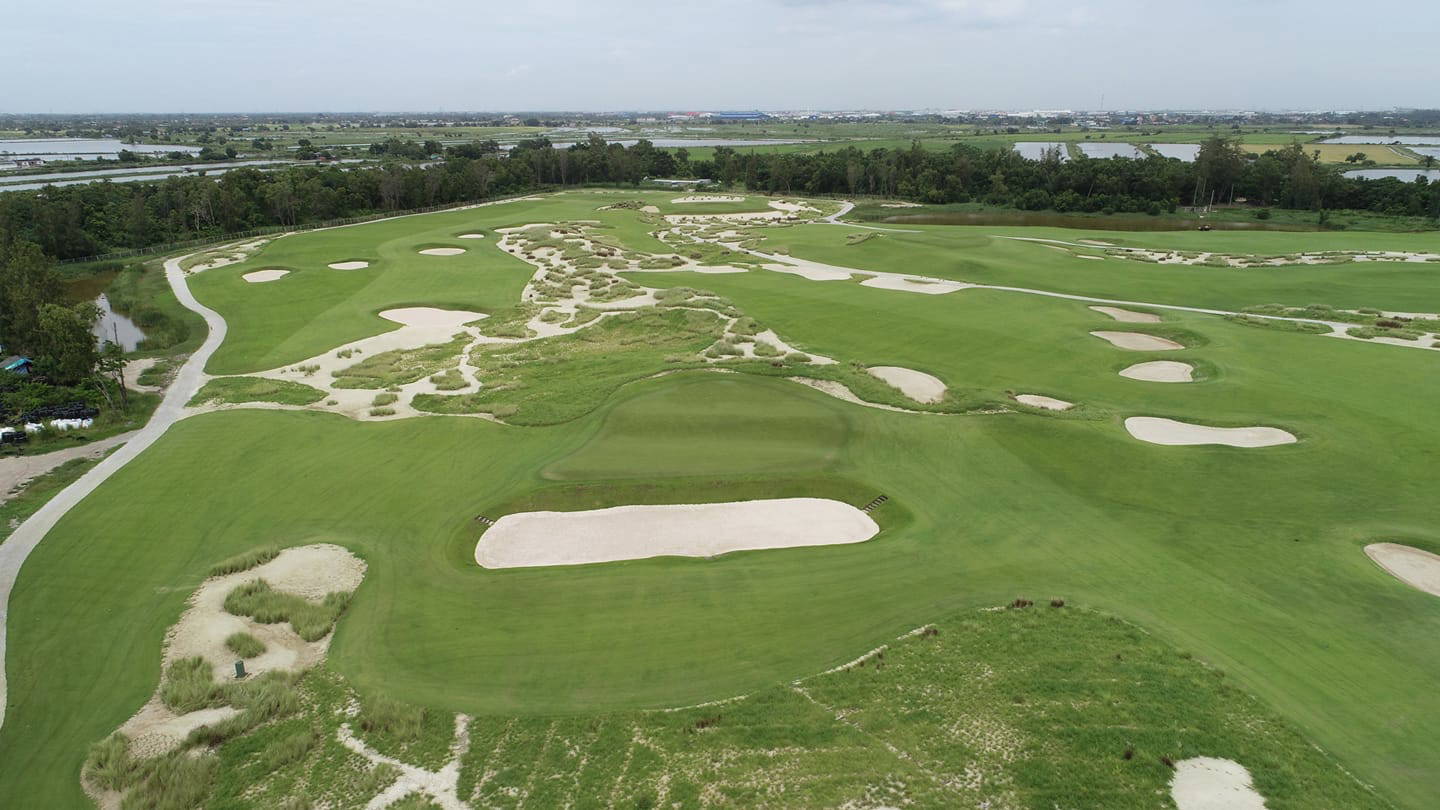 Aerial View, Ballyshear Golf Links (Ban Rakat Club), Bangkok