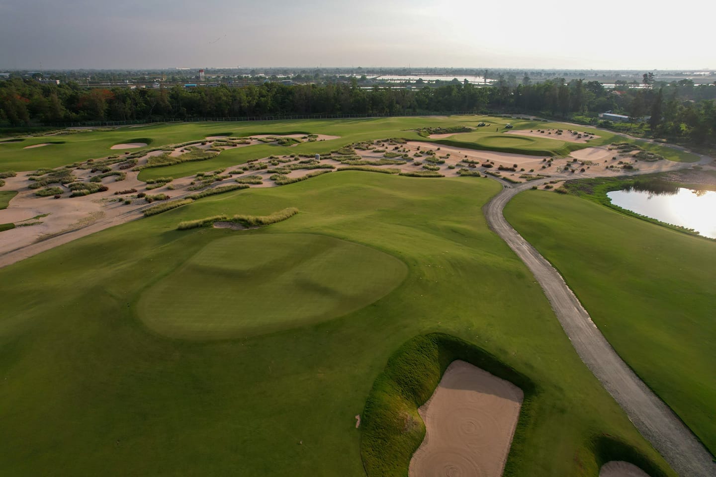 Aerial View, Ballyshear Golf Links (Ban Rakat Club), Bangkok