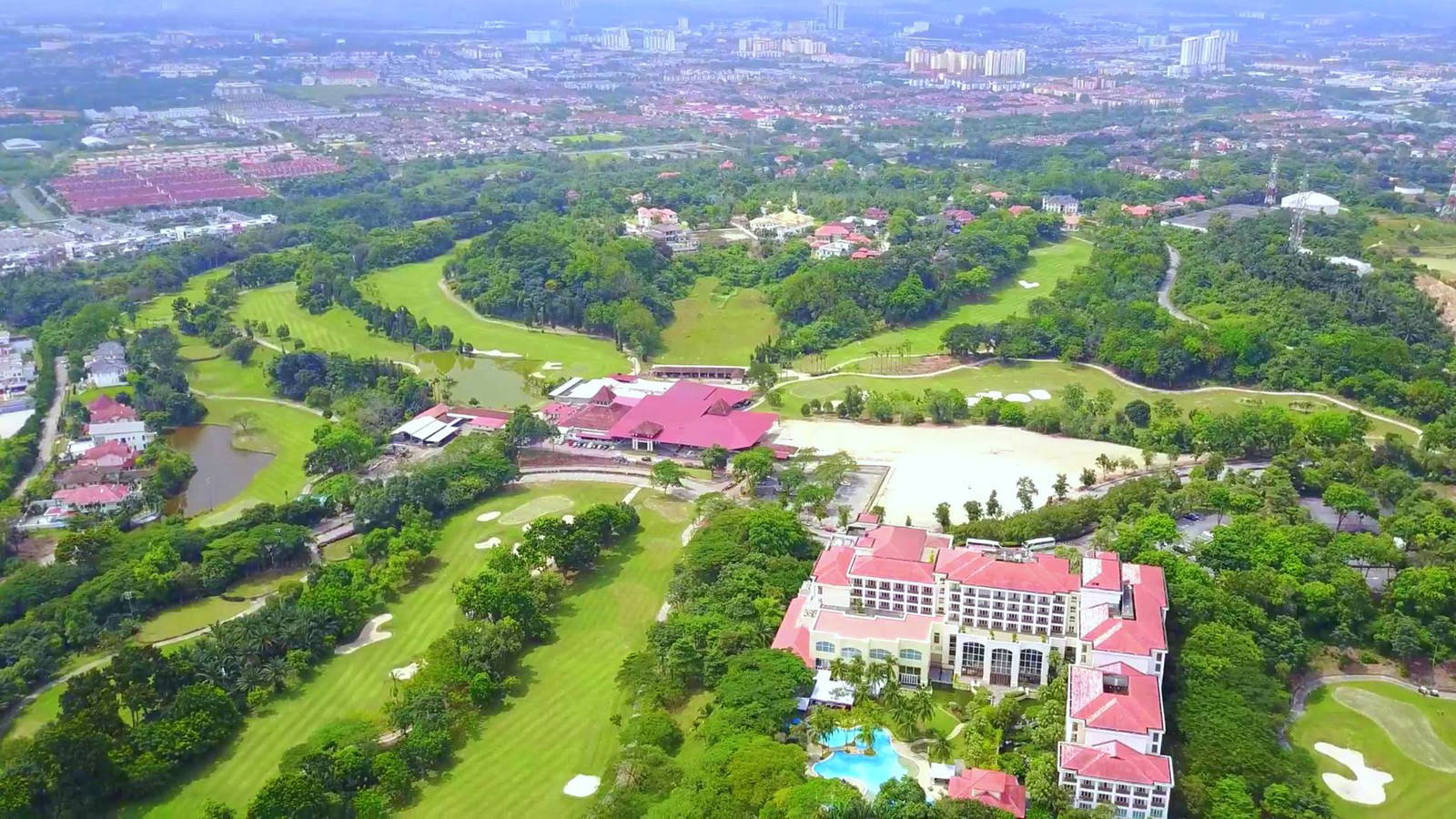 Aerial View, Bangi Golf Resort, Kuala Lumpur, Malaysia
