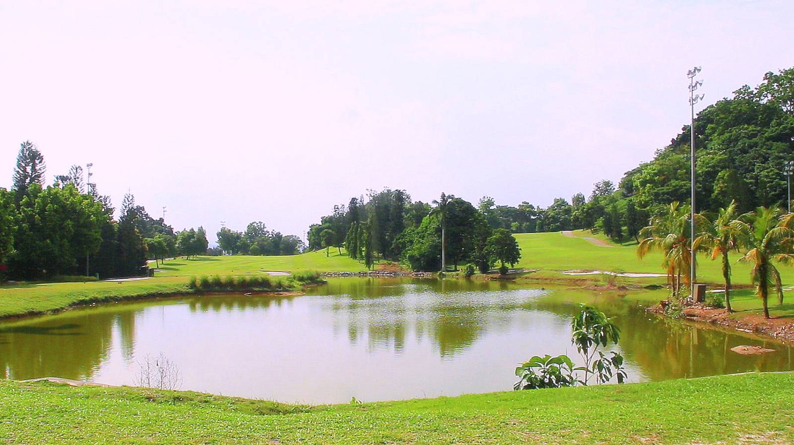 Water Hazard, Fairway, Bangi Golf Resort, Kuala Lumpur, Malaysia
