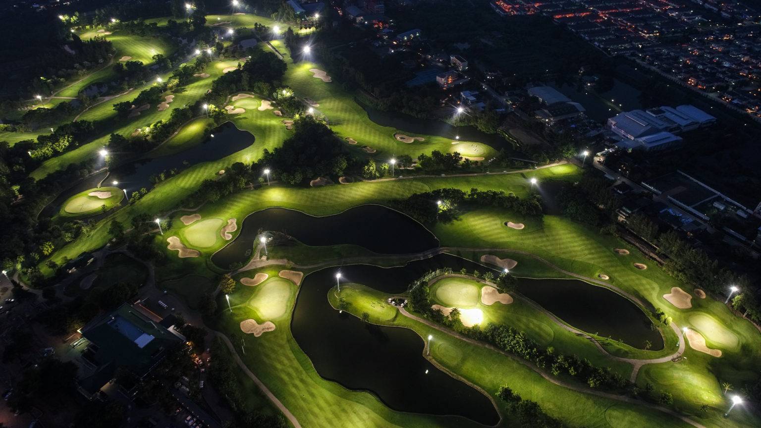 Aerial View, Bangkok Golf Club, Bangkok, Thailand