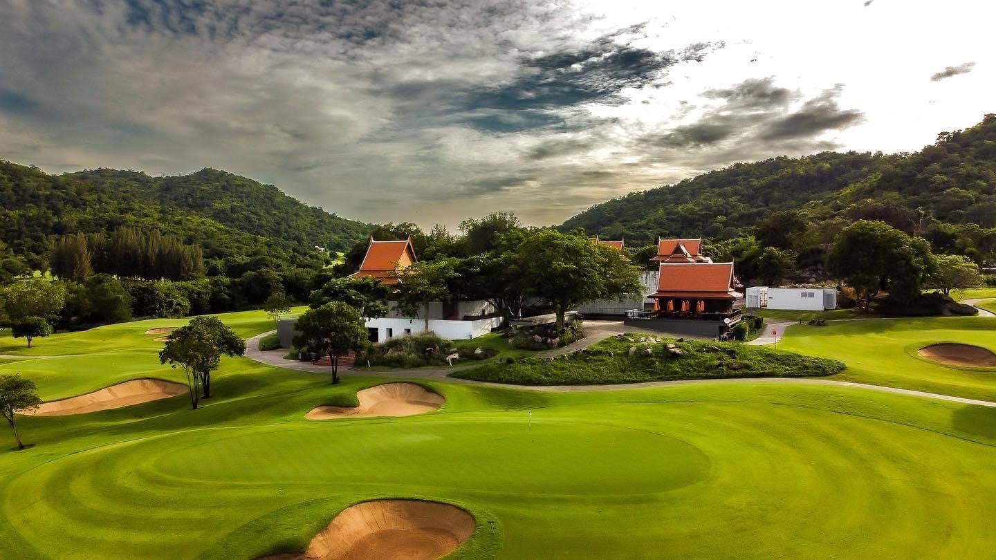 Green, Bunker, Clubhouse, Pineapple Valley Golf Club (formerly Banyan GC), Hua Hin, Thailand