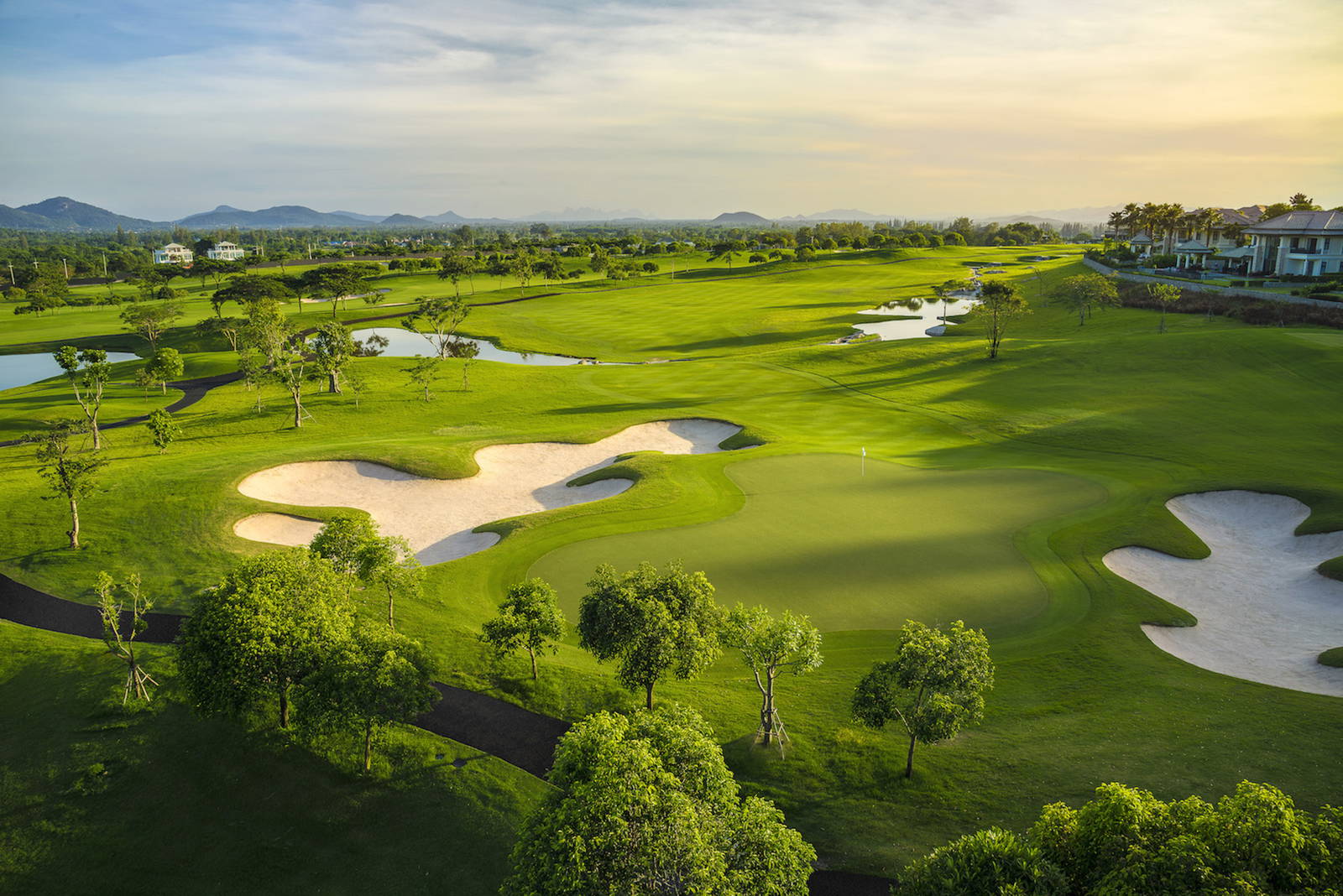 Green, Bunker, Black Mountain Golf Club, Hua Hin, Thailand