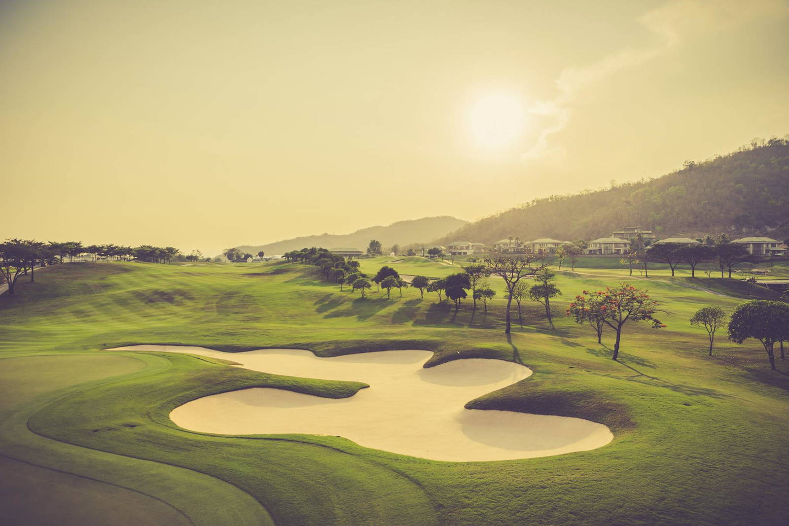 Greenside Bunker, Black Mountain Golf Club, Hua Hin, Thailand