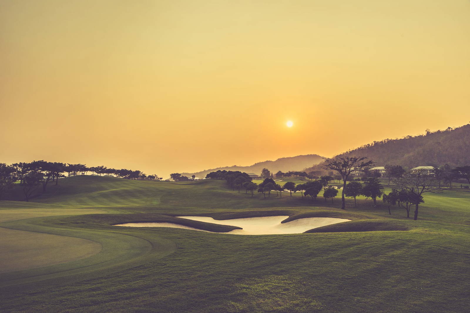 Greenside Bunker, Black Mountain Golf Club, Hua Hin, Thailand