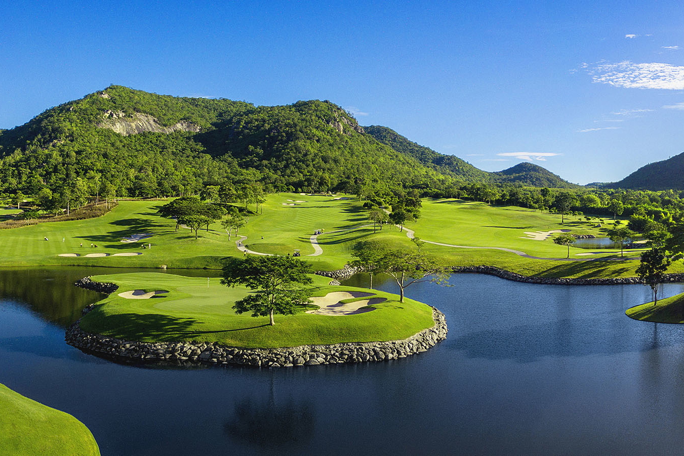 Island Green, Black Mountain Golf Club, Hua Hin, Thailand