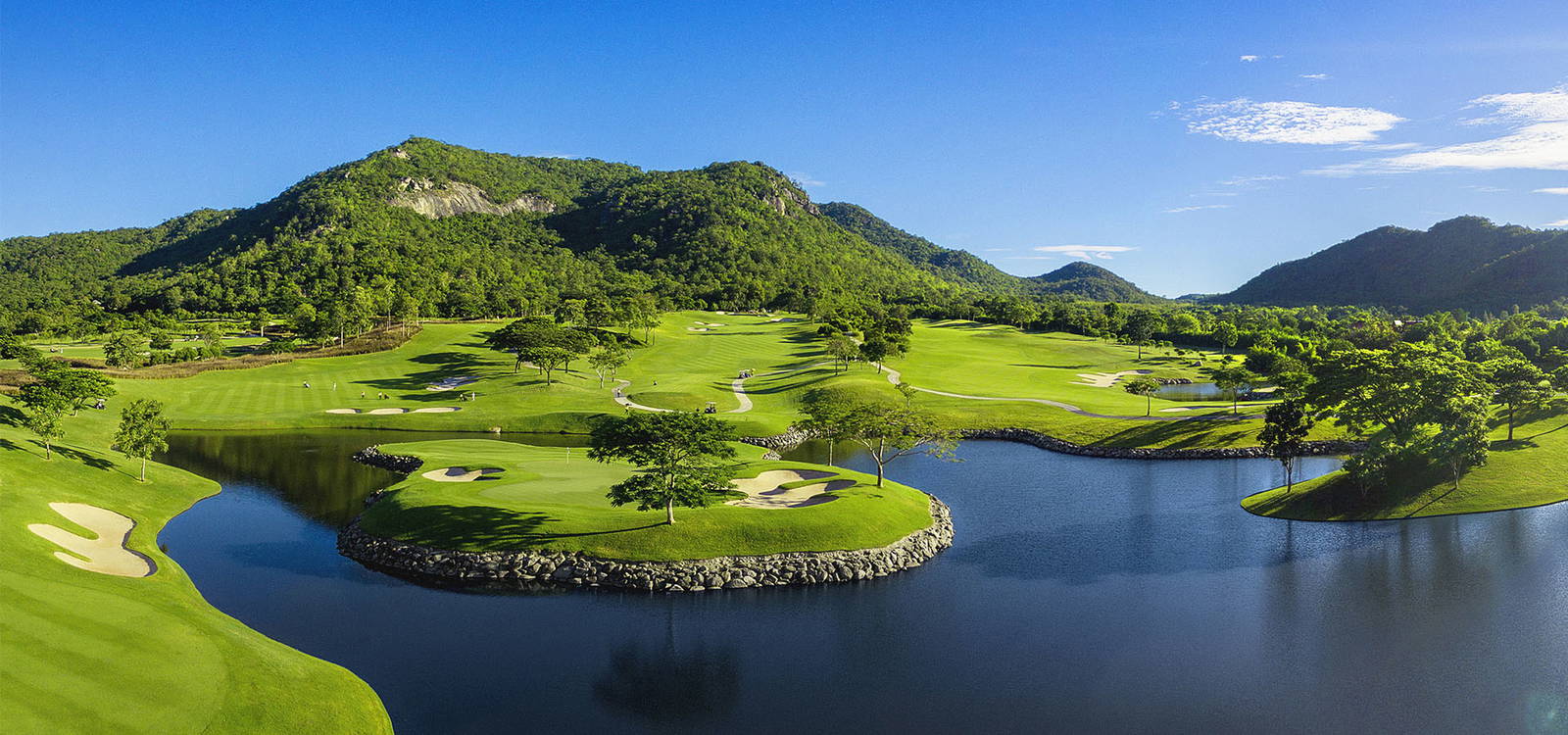 Island Green, Black Mountain Golf Club, Hua Hin, Thailand