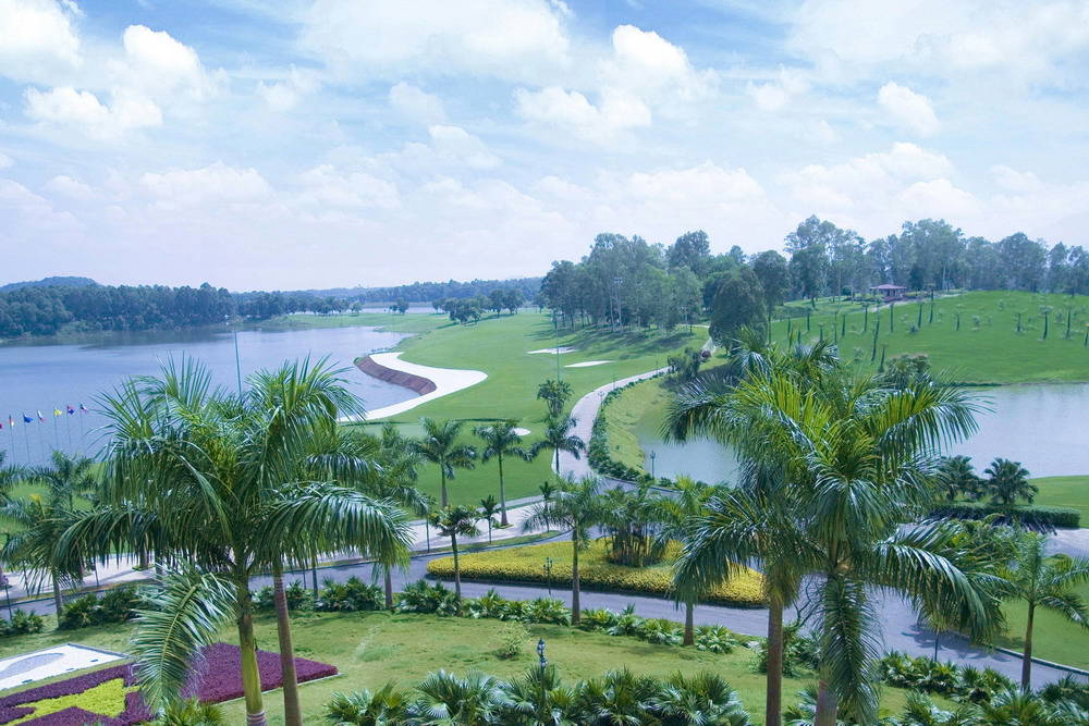 Clubhouse View, BRG King's Island Golf Resort (Lakeside Course), Hanoi, Vietnam