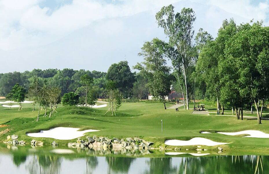 Green, Bunker, Water Hazard, BRG King's Island Golf Resort (Kings Course), Hanoi, Vietnam