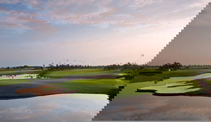 Green, Bunker, Water Hazard, BRG Legend Hill Golf Resort, Hanoi, Vietnam