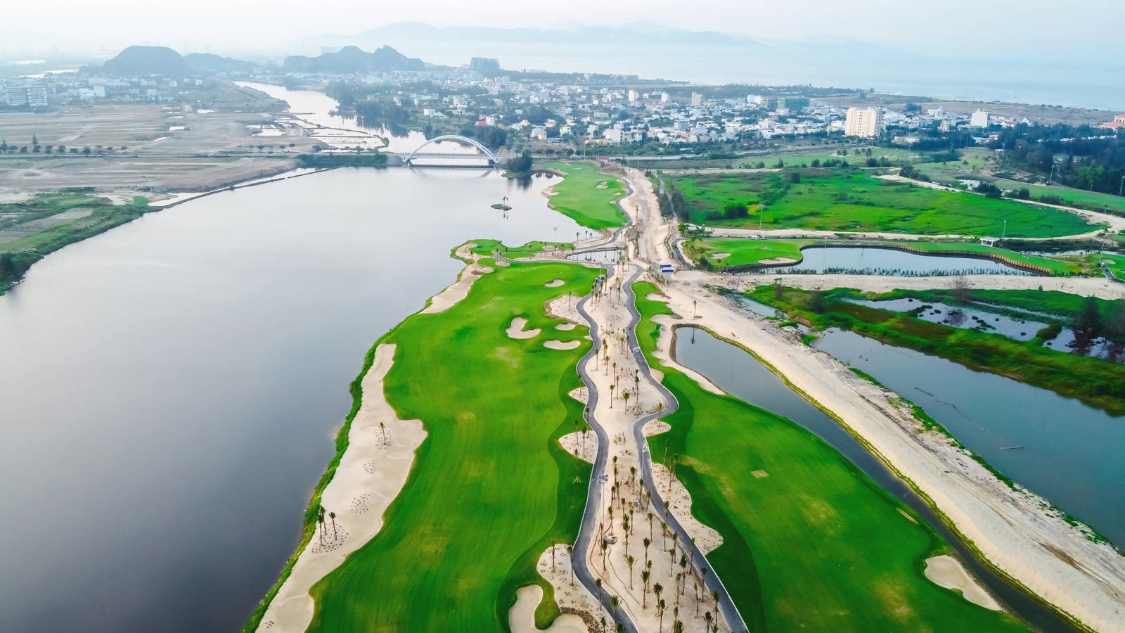 Aerial View, BRG Da Nang Golf Club (Nicklaus Course), Da Nang, Vietnam