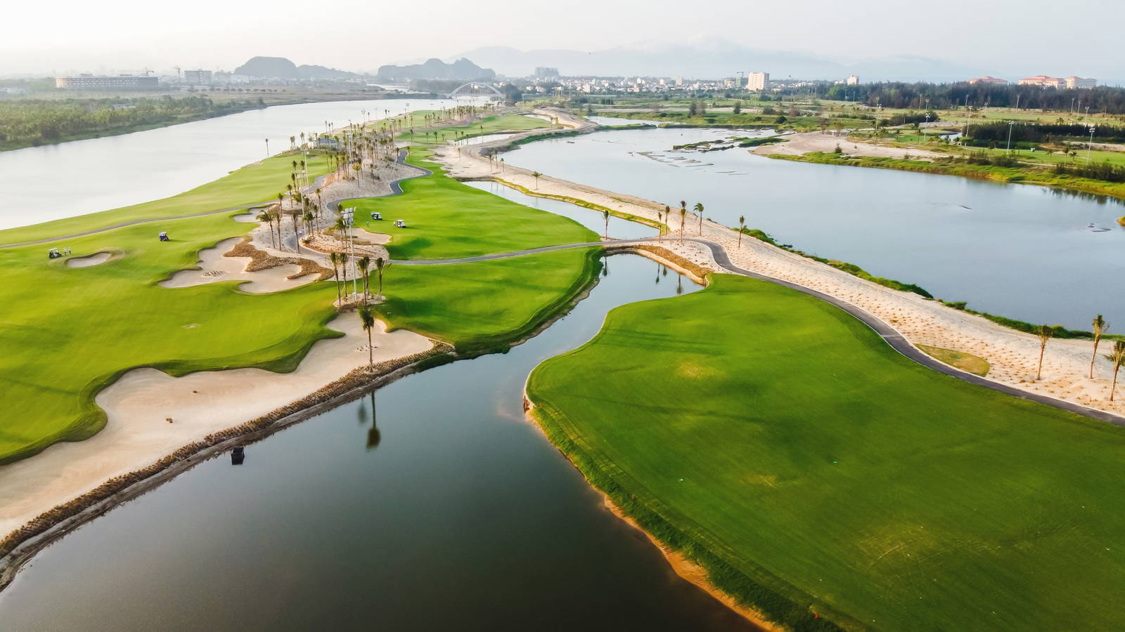 Aerial View, BRG Da Nang Golf Club (Nicklaus Course), Da Nang, Vietnam