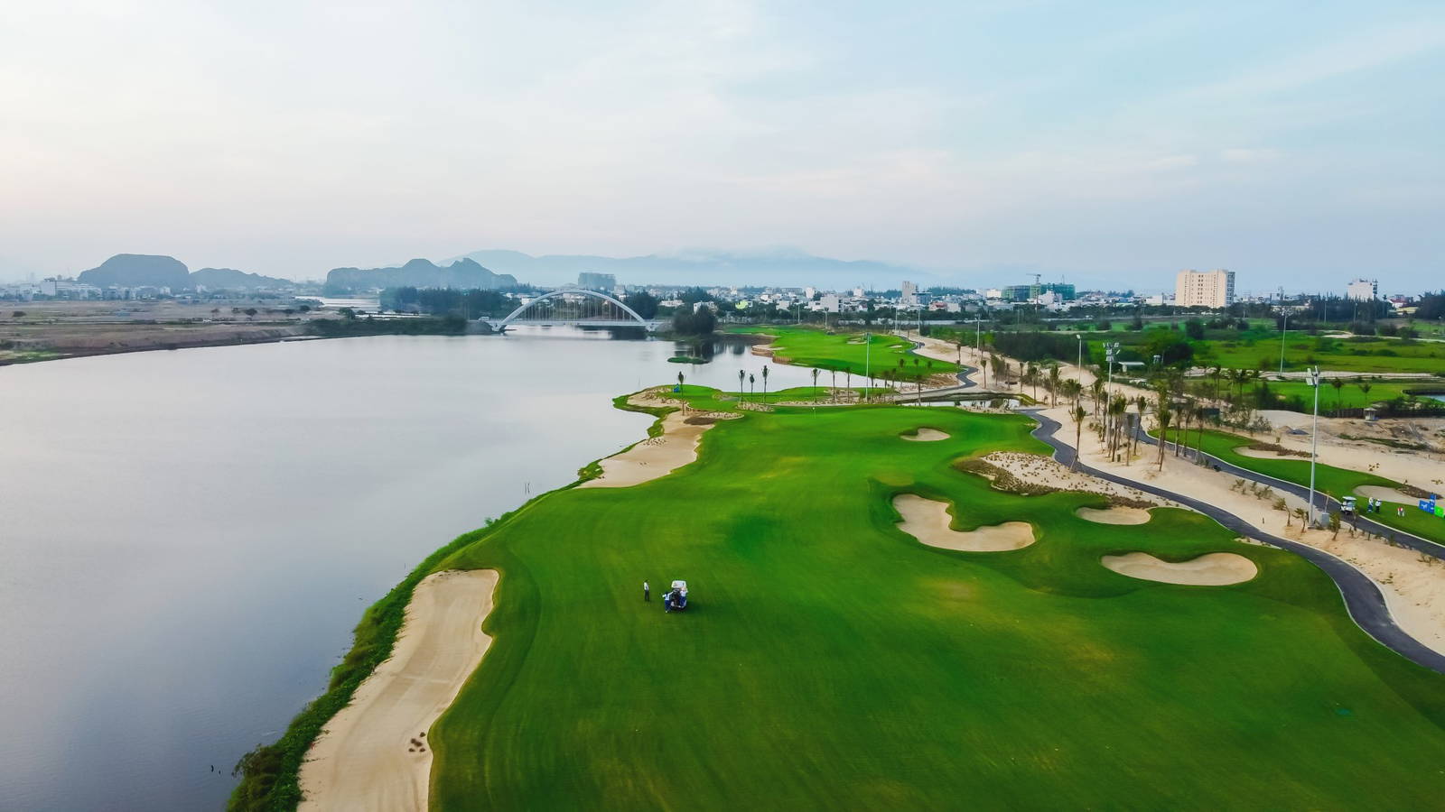 Aerial View, BRG Da Nang Golf Club (Nicklaus Course), Da Nang, Vietnam