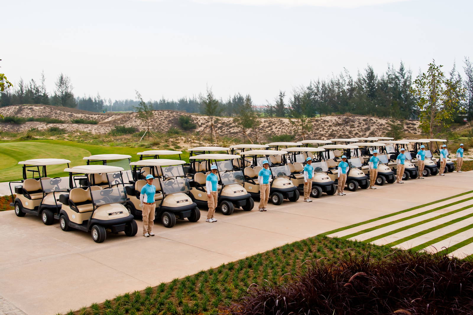 Cart, BRG Da Nang Golf Club (Norman Course), Da Nang, Vietnam