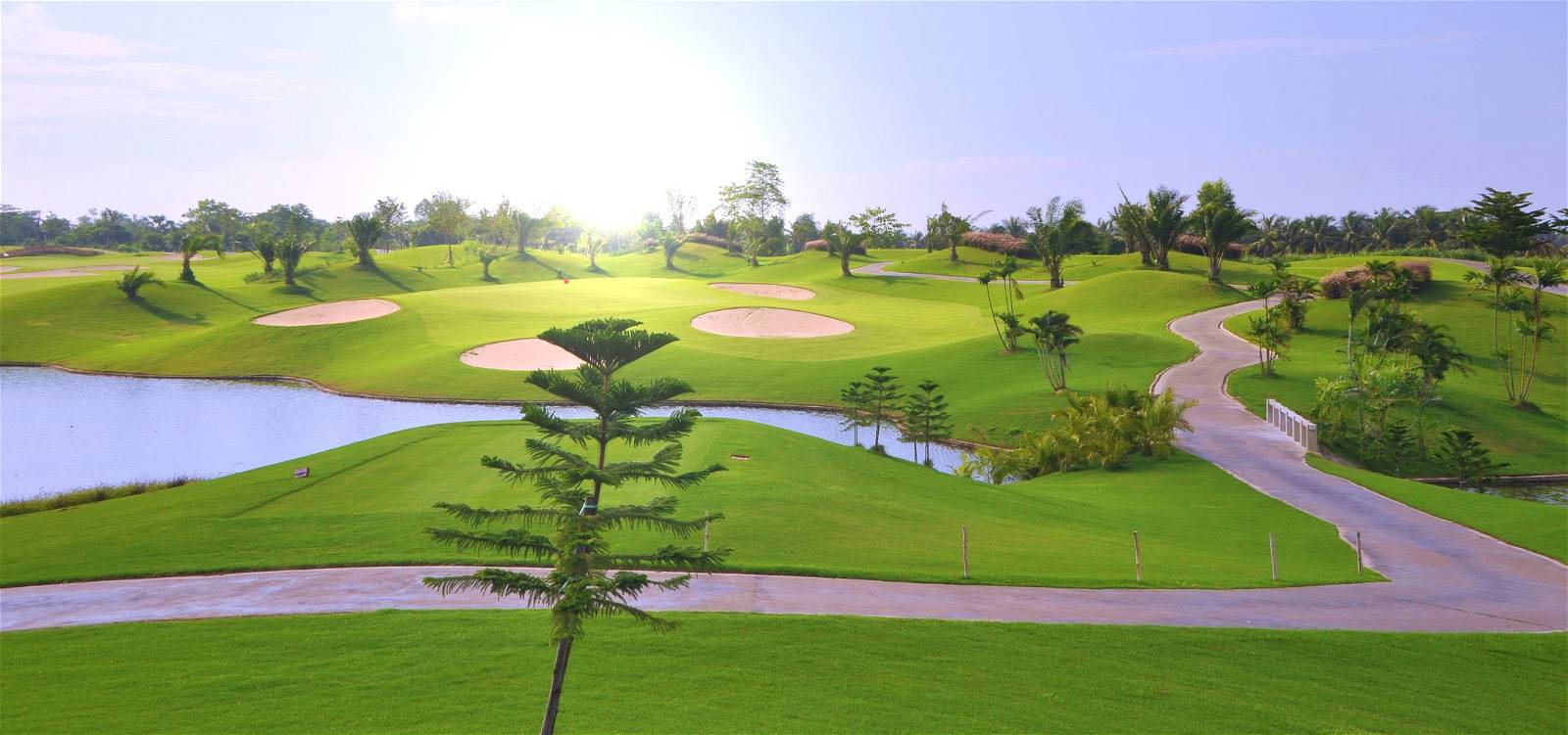 Green, Bunker, Cascata Golf Club, Bangkok, Thailand
