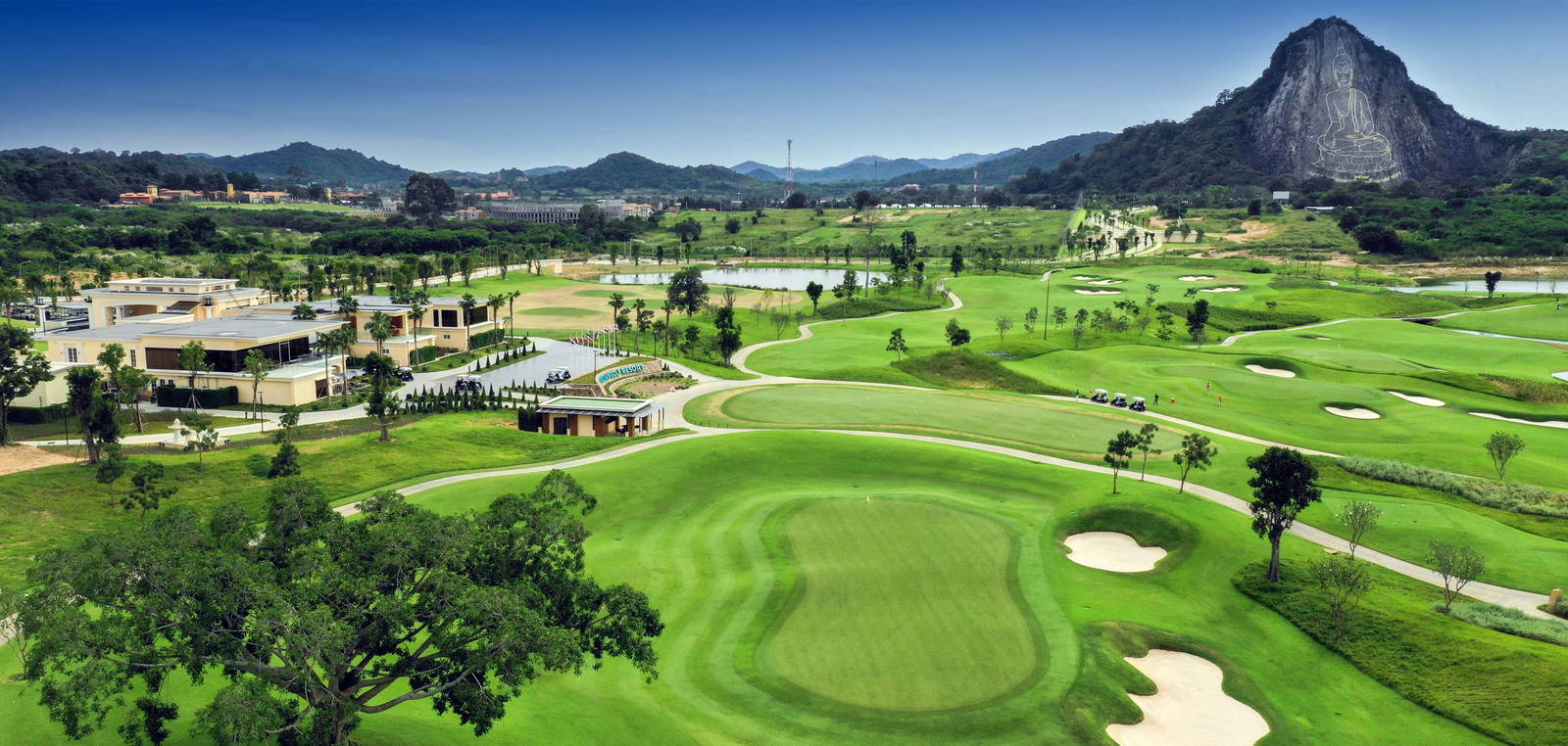 Aerial View, Chee Chan Golf Resort, Pattaya, Thailand