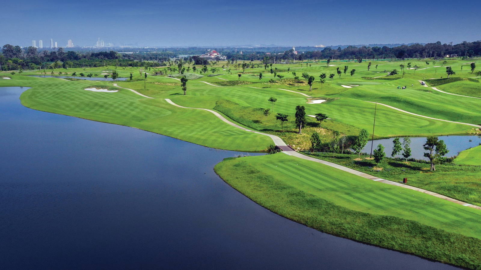 Aerial View, Chee Chan Golf Resort, Pattaya, Thailand