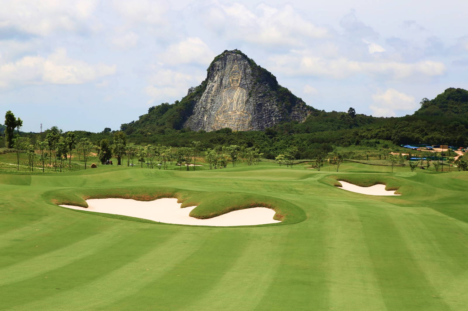 Fairway, Bunker, Chee Chan Golf Resort, Pattaya, Thailand