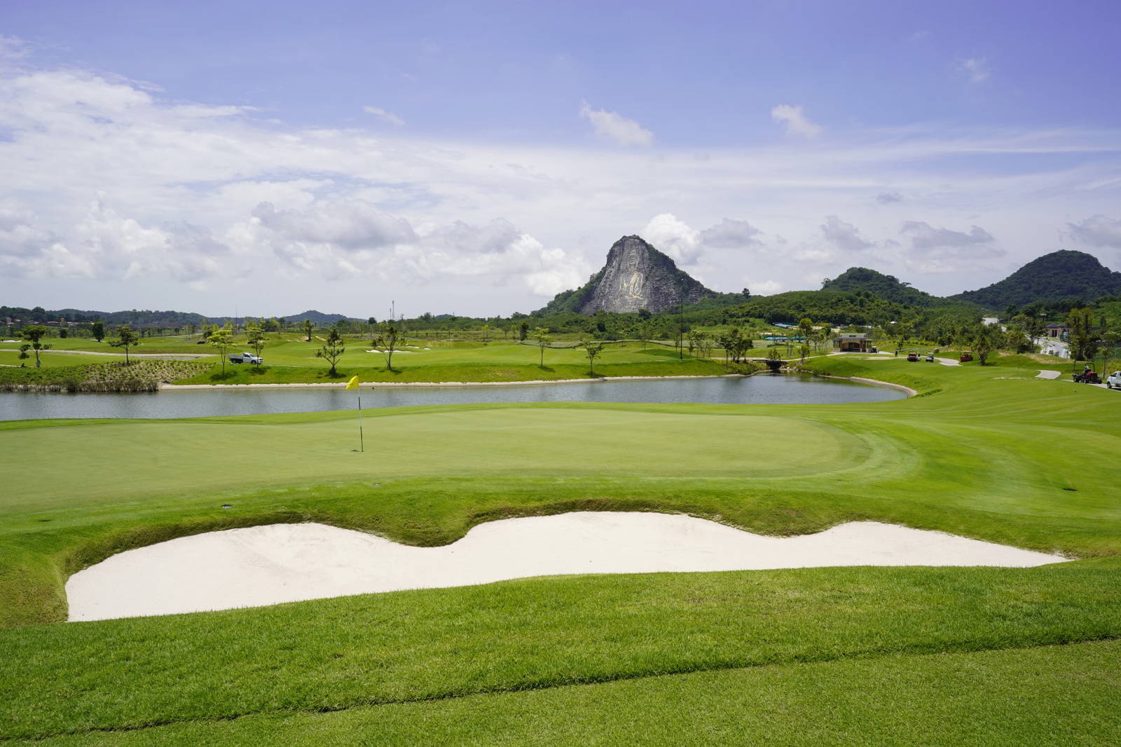 Green, Bunker, Chee Chan Golf Resort, Pattaya, Thailand