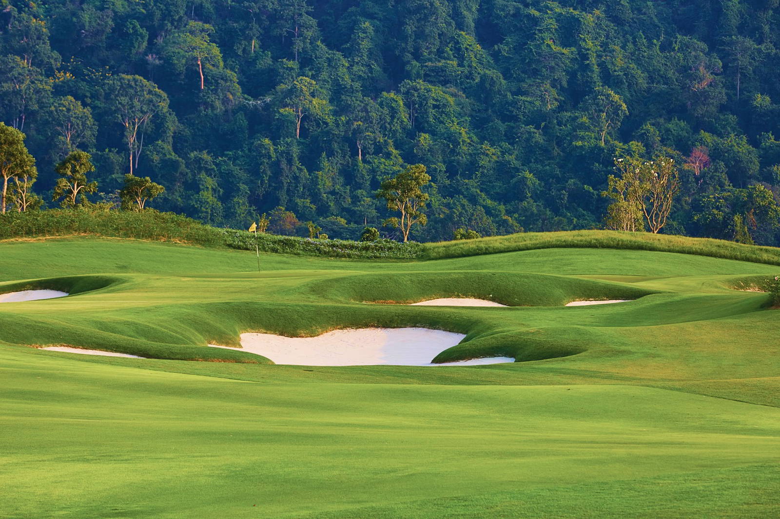 Green, Fairway, Bunker, Chee Chan Golf Resort, Pattaya, Thailand
