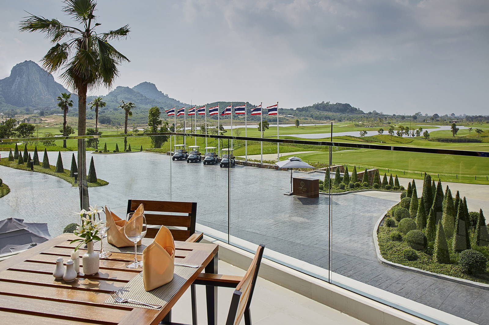 Terrace, Chee Chan Golf Resort, Pattaya, Thailand